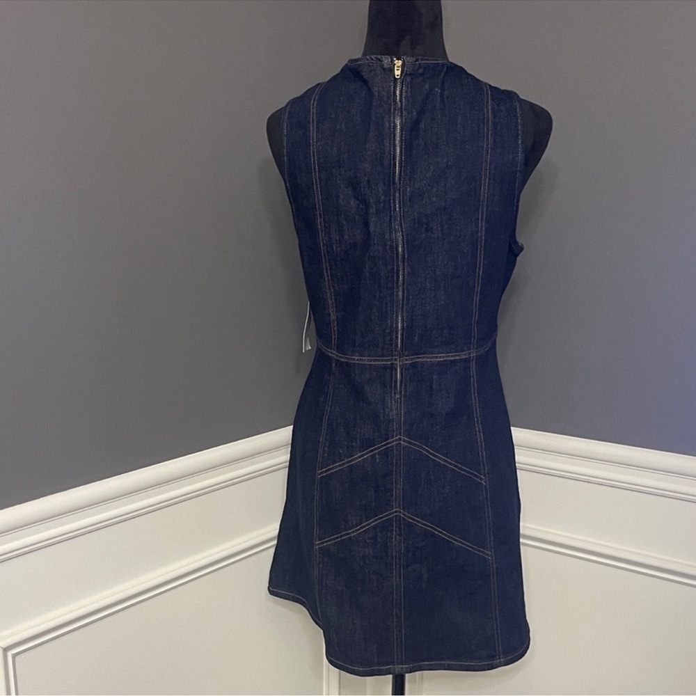 NWT! Old Navy x Anna Sui Sleeveless Denim Mini Dress - Picture 9 of 10